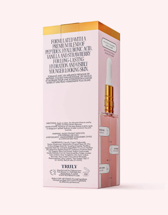 Truly aceite para después del afeitado Soft Serve 90 ml